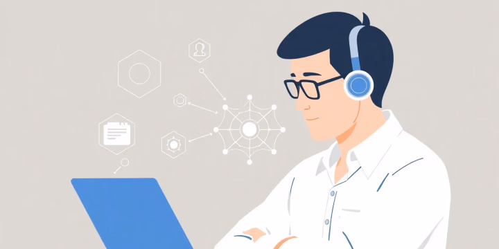 Technische Illustration zu erklärbarer KI in der Bildung