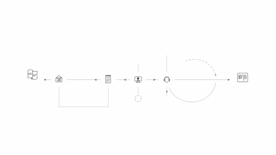 Technische Illustration von adaptivem Geschäftsprozessmanagement