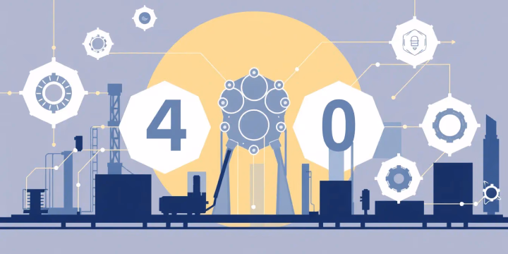Illustration von erweiterter Künstlicher Intelligenz in der Industrie 4.0