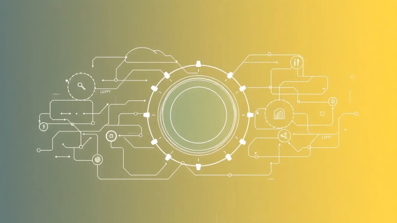 Technische Illustration zur Künstlichen Intelligenz in der Echtzeitüberwachung