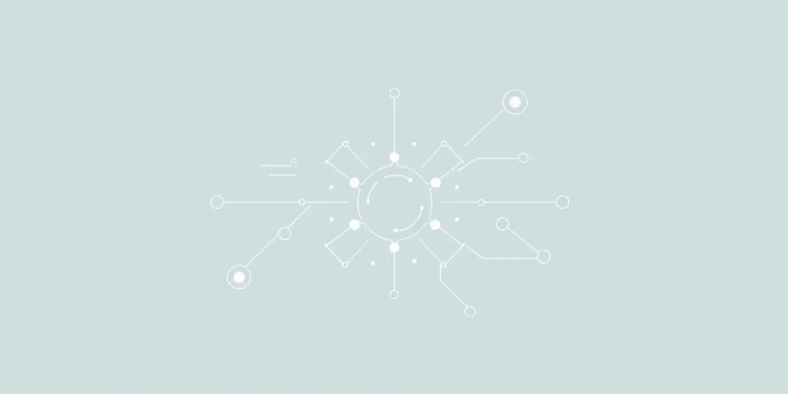 Technologische Illustration von adaptiven Lerntechnologien in KI
