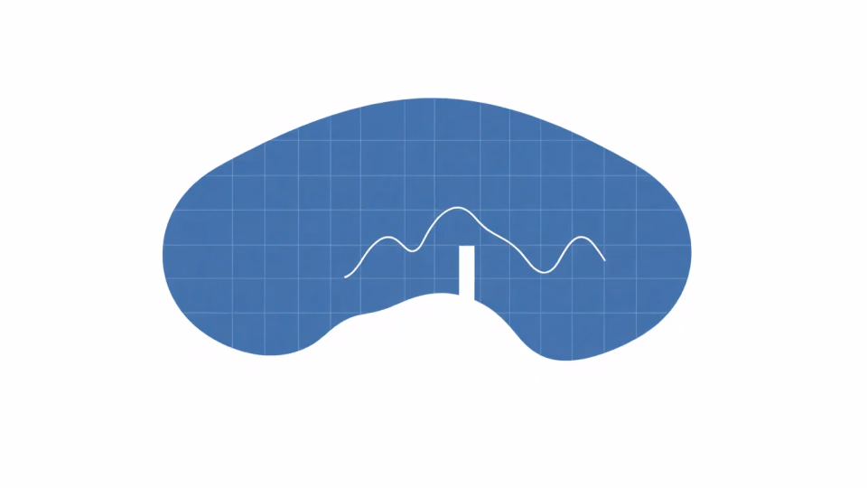 Technische Illustration zur zeitlichen Datenanalyse mit KI