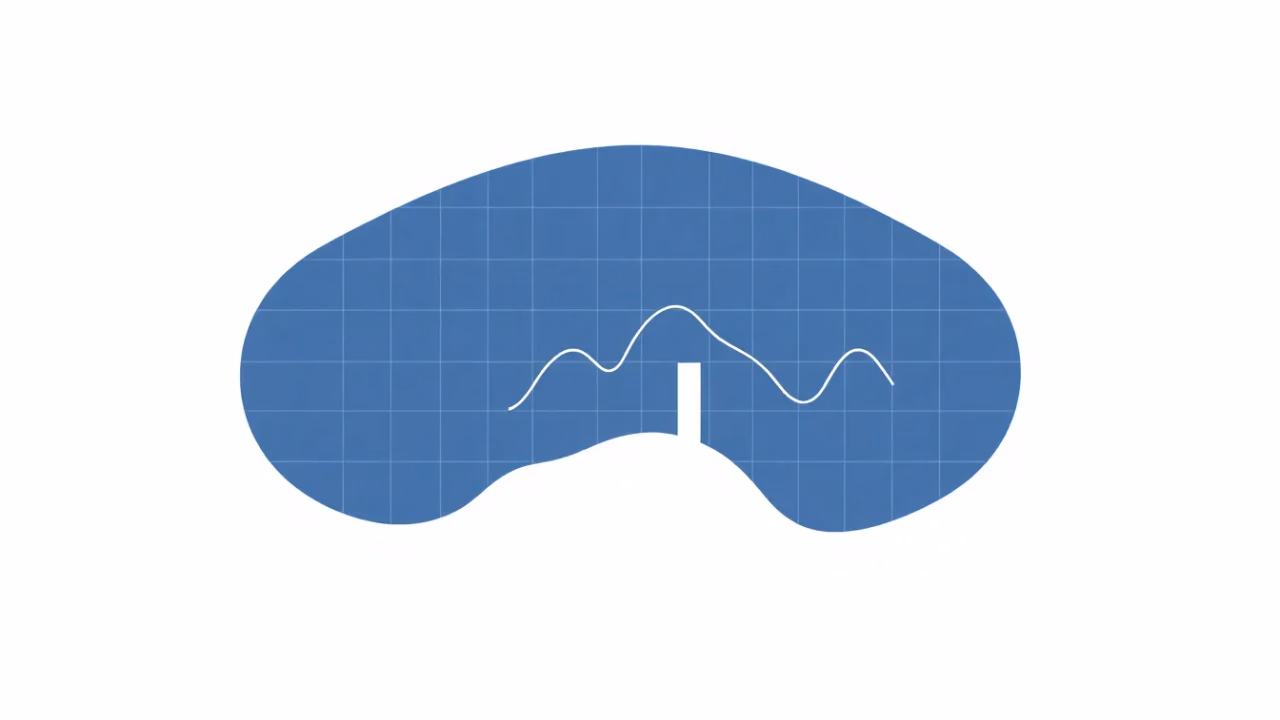 Technische Illustration zur zeitlichen Datenanalyse mit KI