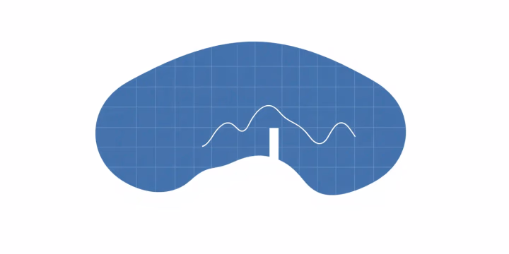 Technische Illustration zur zeitlichen Datenanalyse mit KI