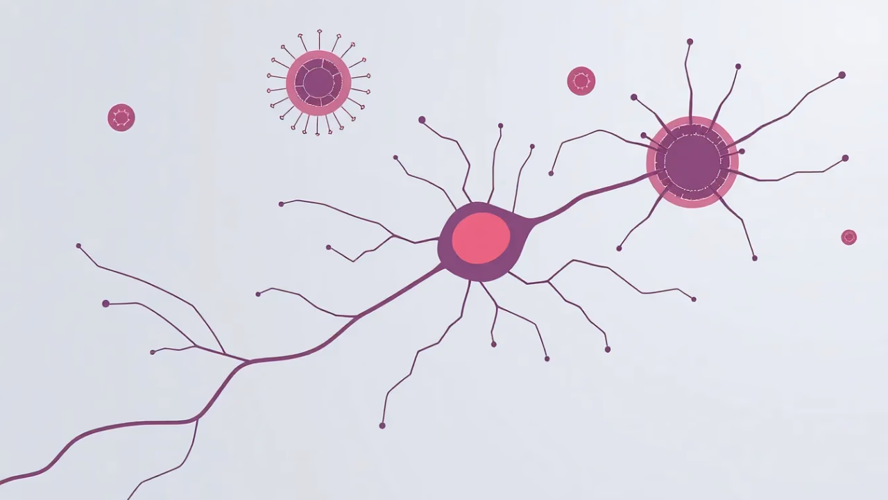 Technische Darstellung eines neuro-symbiotischen Systems