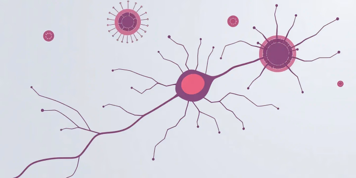 Technische Darstellung eines neuro-symbiotischen Systems