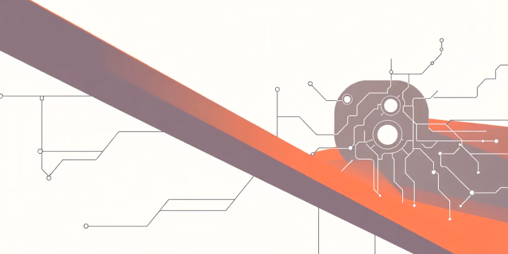 Technologische Darstellung von KI im Personalwesen