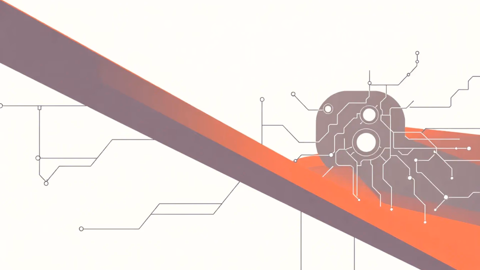 Technologische Darstellung von KI im Personalwesen