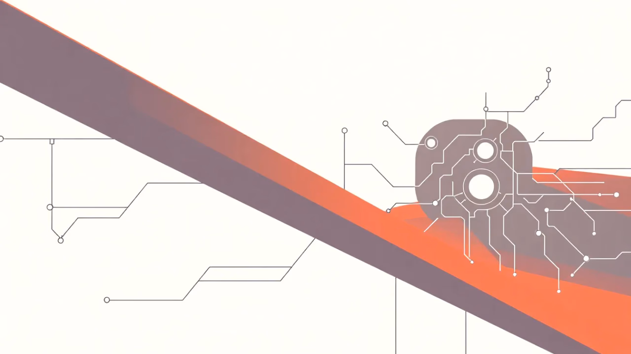 Technologische Darstellung von KI im Personalwesen