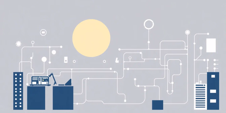Technologische Illustration zu den gesellschaftlichen Auswirkungen von KI-Systemen