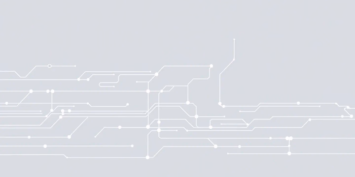 Abstrakte technische Illustration zur interaktiven Kunstgenerierung mit KI