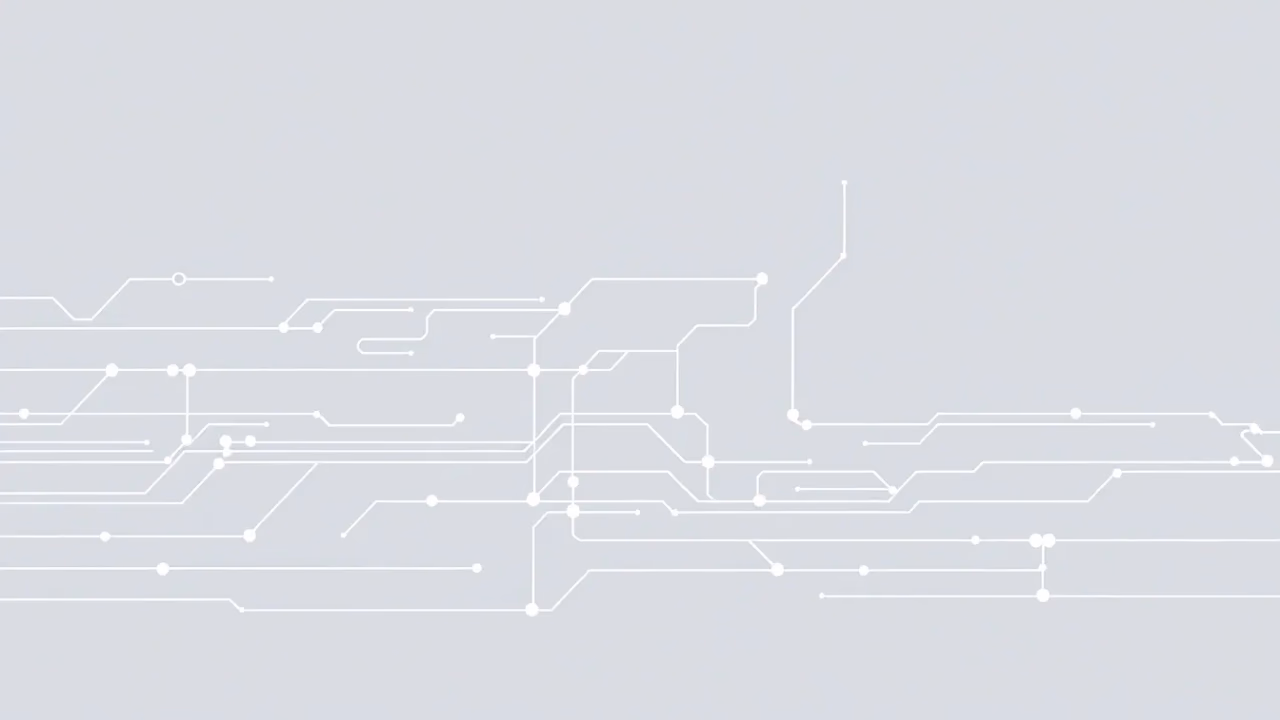Abstrakte technische Illustration zur interaktiven Kunstgenerierung mit KI