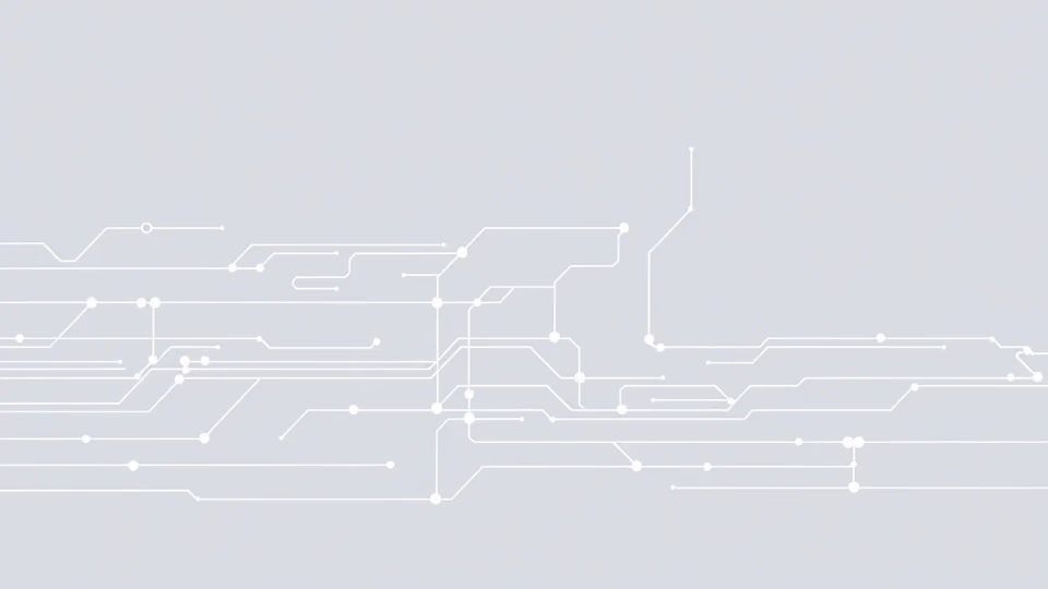 Abstrakte technische Illustration zur interaktiven Kunstgenerierung mit KI