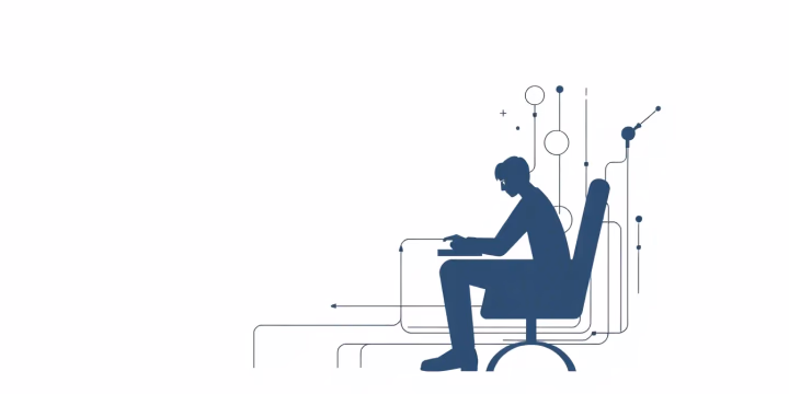 Technische Illustration von emotionalen Unterstützungsanwendungen der KI