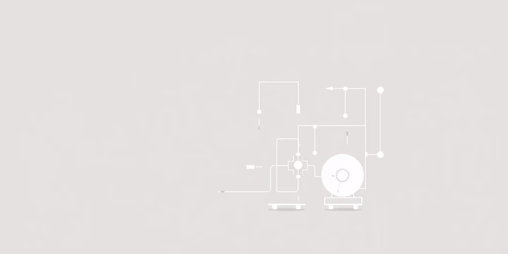 Minimalistische technische Illustration der ethischen Implikationen des Maschinenlernens