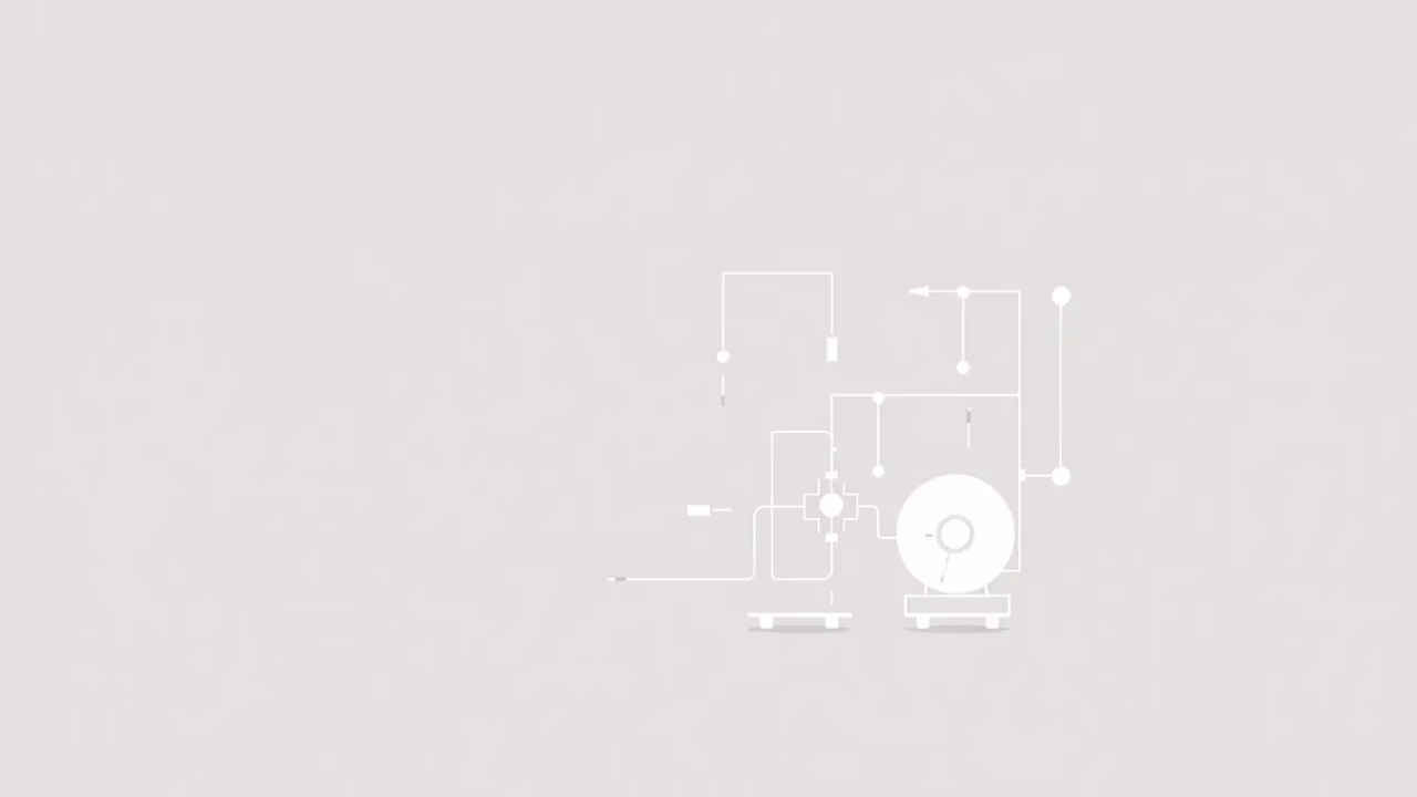 Minimalistische technische Illustration der ethischen Implikationen des Maschinenlernens