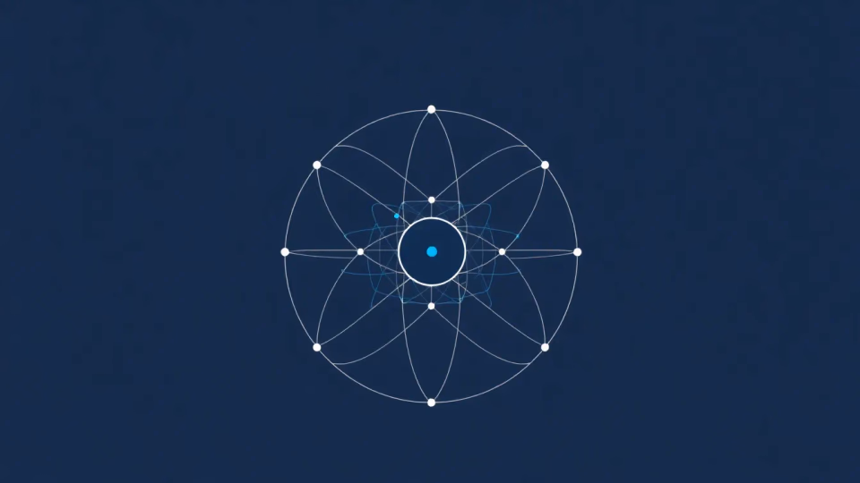 Technische Darstellung von Quantum-Optimierung in der KI