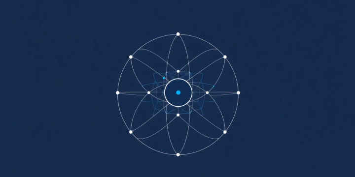Technische Darstellung von Quantum-Optimierung in der KI