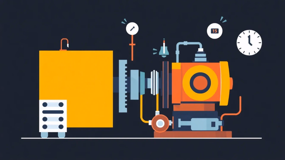 Technische Illustration zur vorausschauenden Wartung in KI