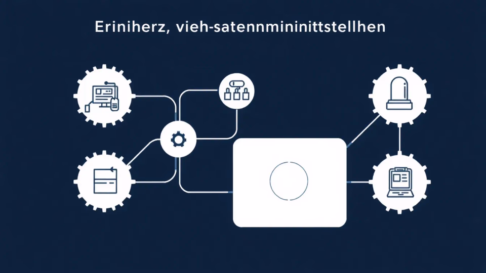 Technische Darstellung von Mensch-Maschine-Schnittstellen