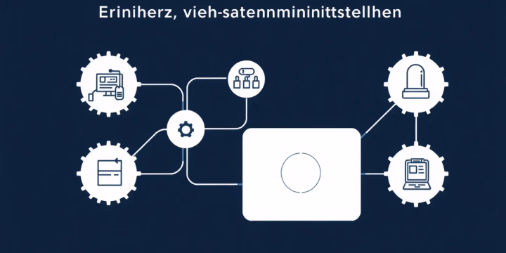 Technische Darstellung von Mensch-Maschine-Schnittstellen
