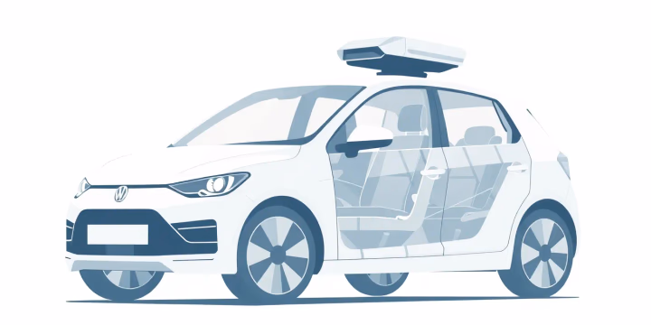 Illustration der ethischen Herausforderungen autonomer Fahrzeuge