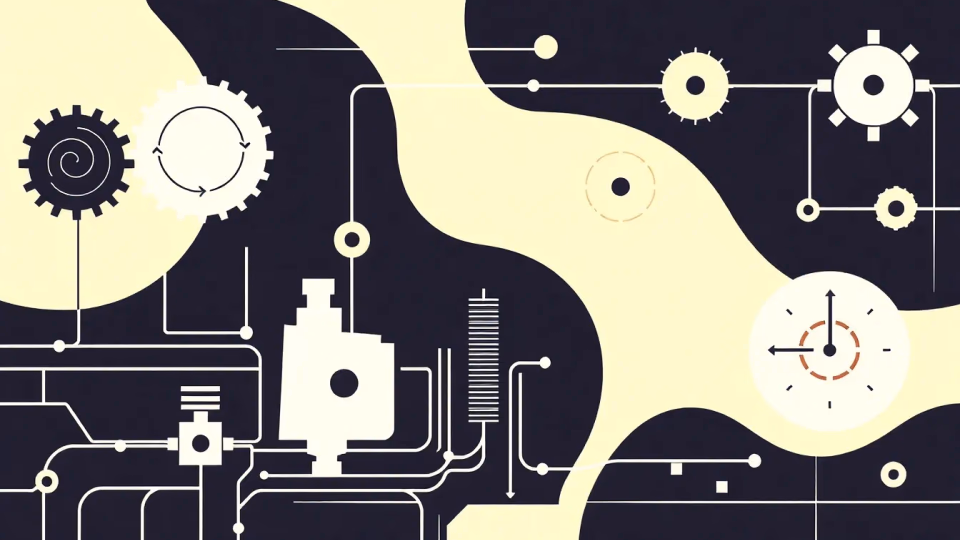 Technische Illustration über komplexe Methoden des maschinellen Lernens