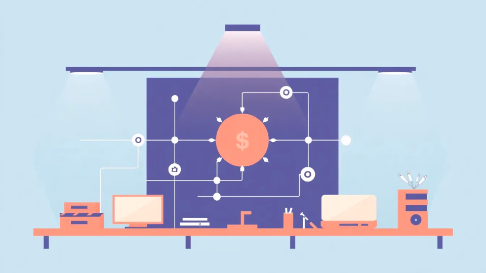 Technische Illustration zur automatisierten Arbeitsflussoptimierung