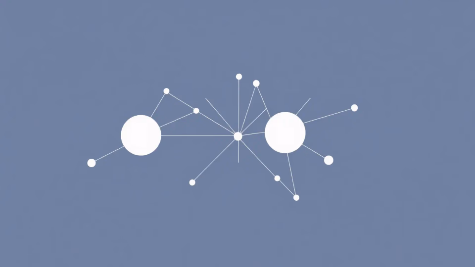 Technische Illustration von neuronalen Netzwerken zur zeitlichen Datenanalyse
