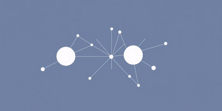 Technische Illustration von neuronalen Netzwerken zur zeitlichen Datenanalyse