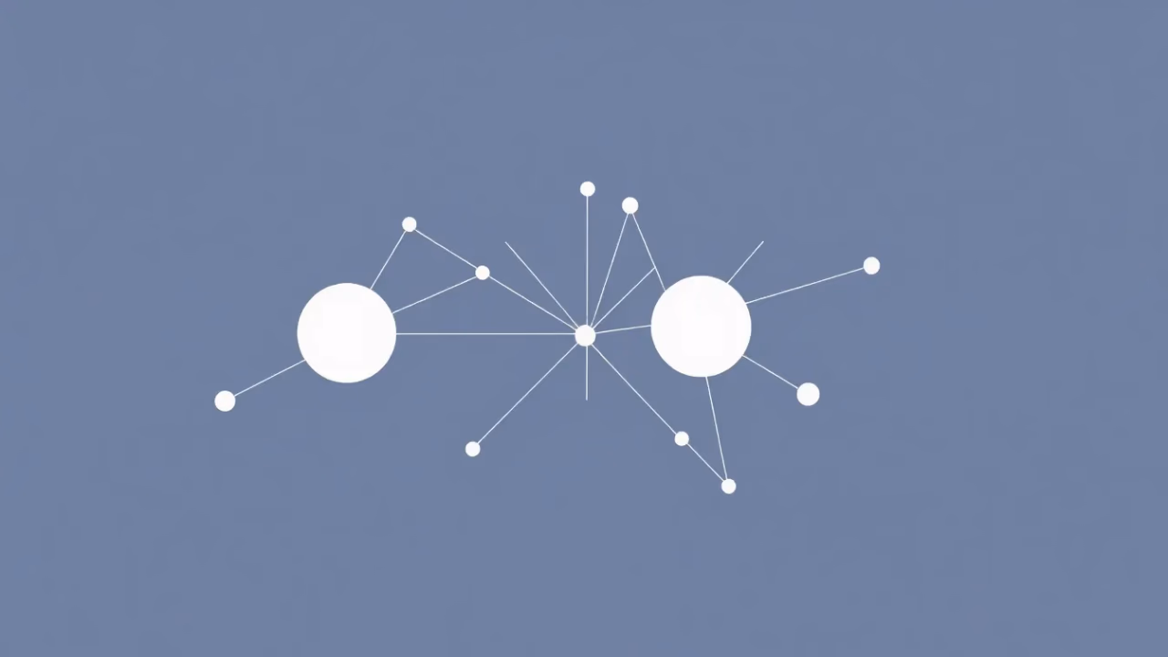 Technische Illustration von neuronalen Netzwerken zur zeitlichen Datenanalyse