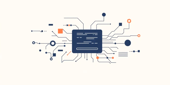 Technische Darstellung von generativer Inhaltsgenerierung