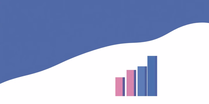 Minimalistische technische Illustration der quantitativen Sozialforschung mit KI