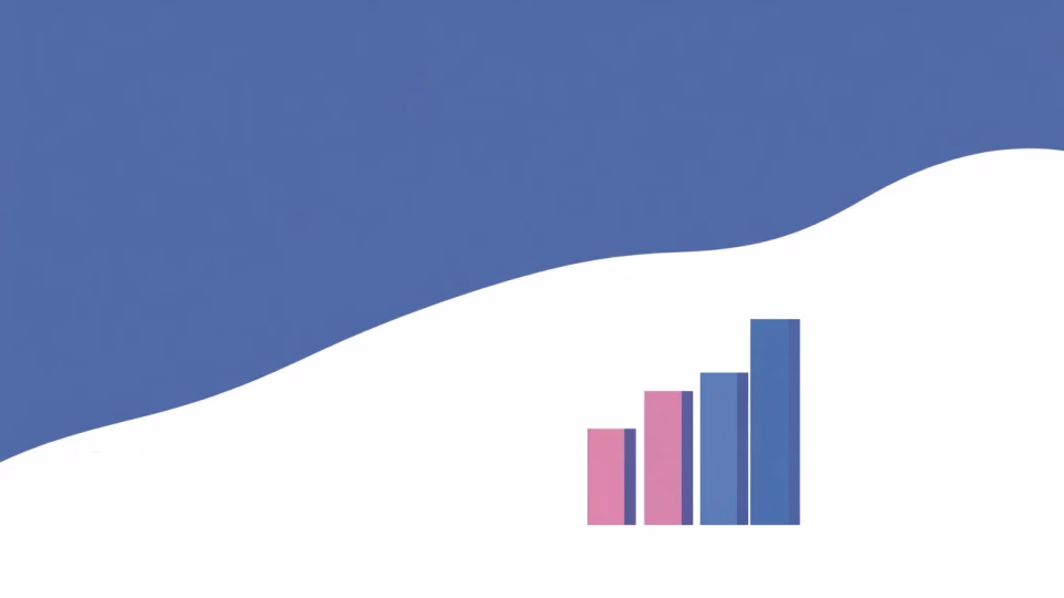 Minimalistische technische Illustration der quantitativen Sozialforschung mit KI