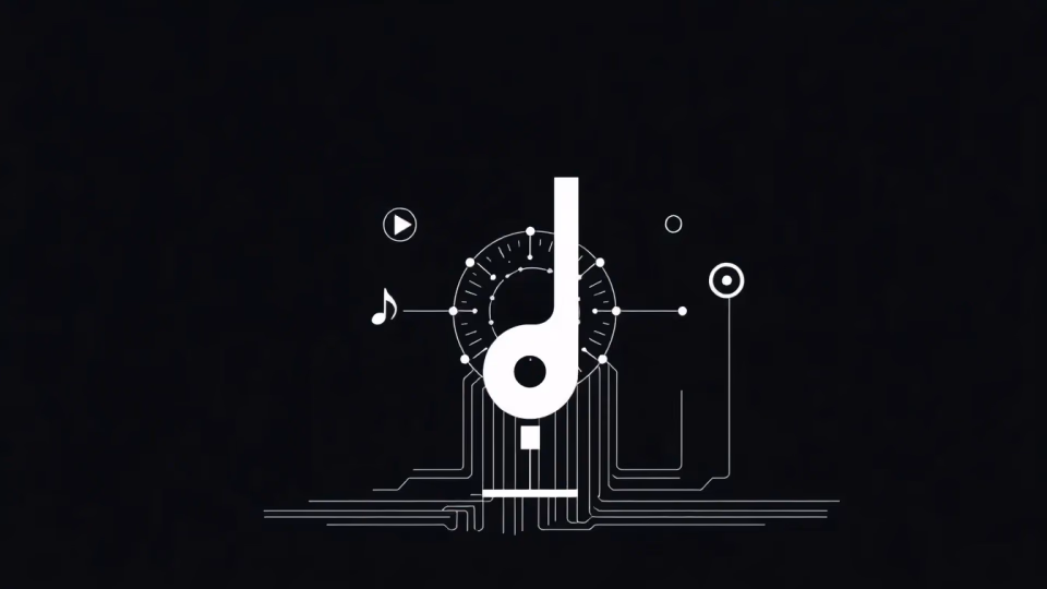Technische Darstellung der Anwendung von KI in der Musikproduktion