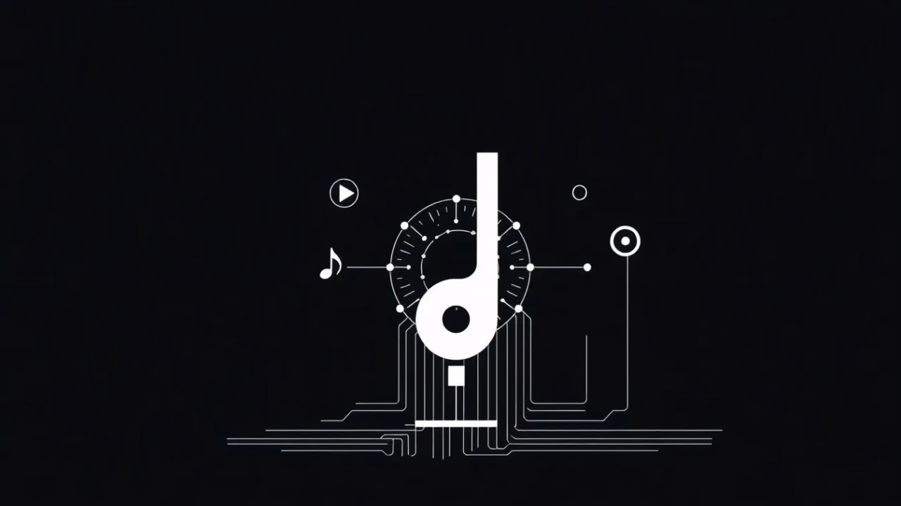 Technische Darstellung der Anwendung von KI in der Musikproduktion
