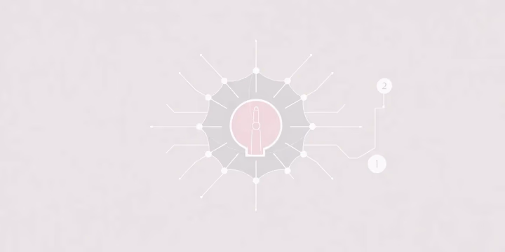 Technische Illustration von KI-Anwendungen in der Kriminalitätsanalyse