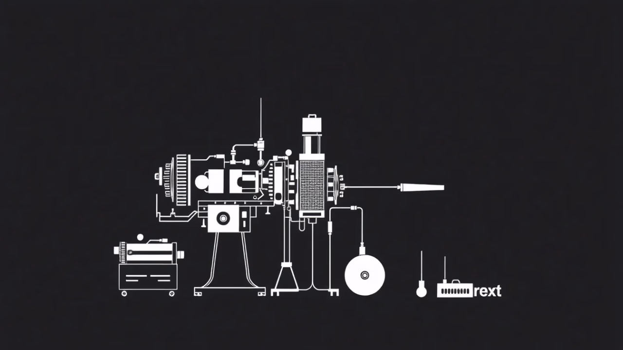Technische Illustration von maschinellem Lernen in der Kunst