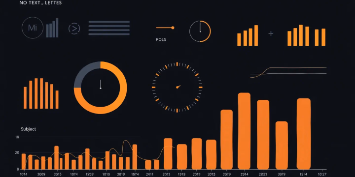 Technische Darstellung von Quantified Self durch KI