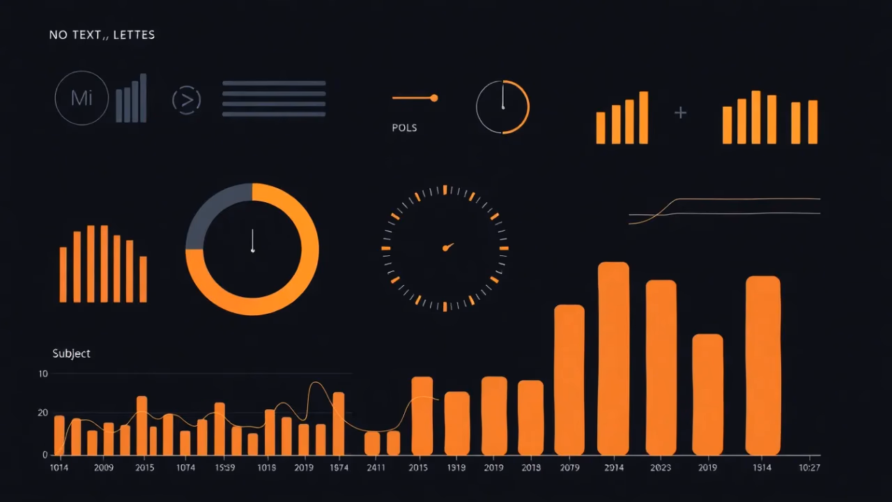 Technische Darstellung von Quantified Self durch KI