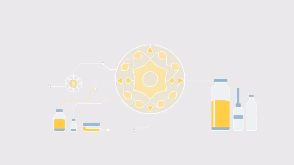 Illustration von KI-Anwendungen in der Lebensmittelindustrie