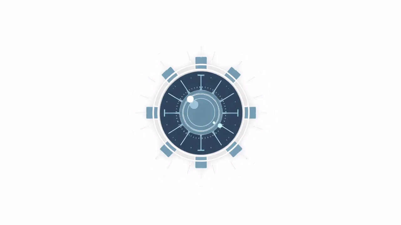 Illustration von künstlicher Intelligenz in der Raumfahrttechnologie