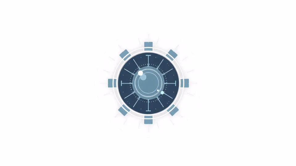 Illustration von künstlicher Intelligenz in der Raumfahrttechnologie