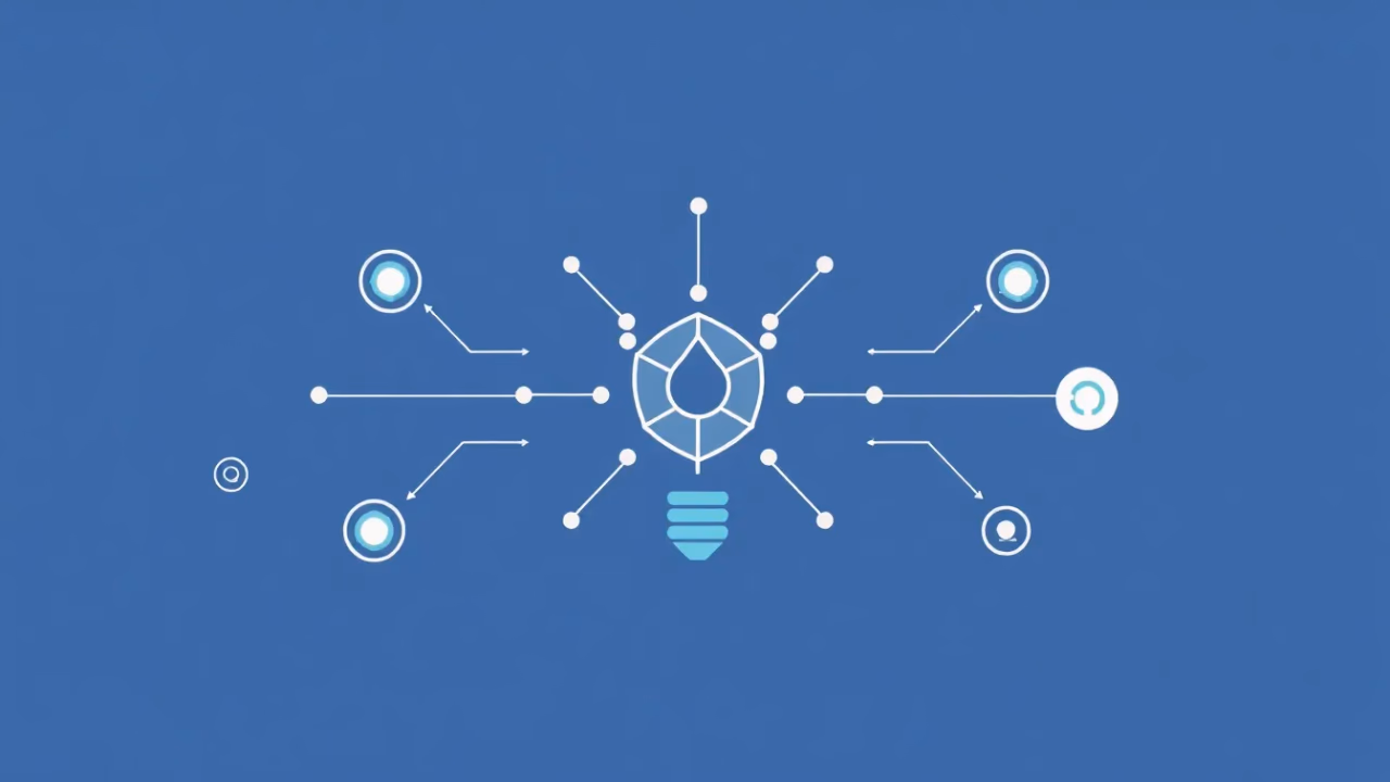 Technische Illustration von adaptiven Lernstrategien in der Künstlichen Intelligenz