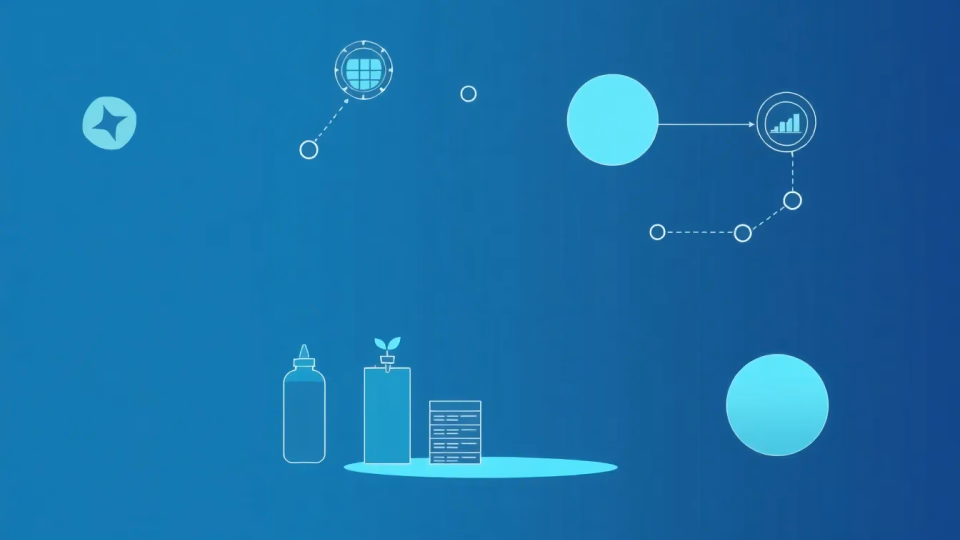 Technische Illustration zur AI-gestützten Risikobewertung in der Lebensmittelindustrie