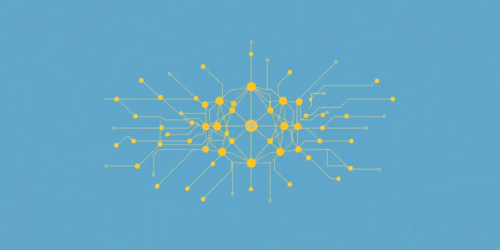 Technische Illustration von adaptive deep learning Konzepten