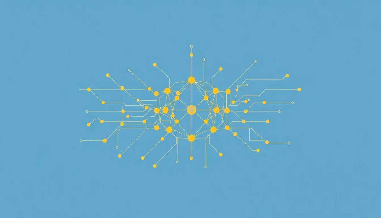 Technische Illustration von adaptive deep learning Konzepten
