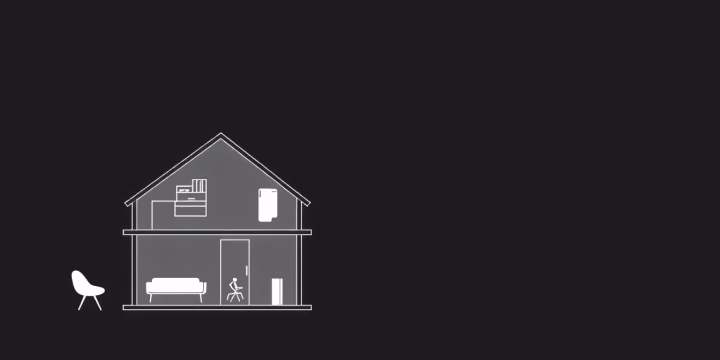 Illustration von Adaptive-KI in modernen Smart Homes