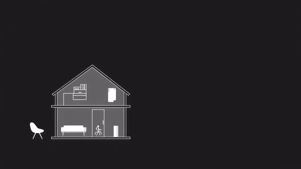 Illustration von Adaptive-KI in modernen Smart Homes