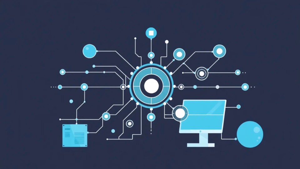 Technische Illustration von adaptiven Lernsystemen in der KI